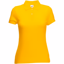 Fruit of the Loom - Polo - Femme (Jaune)