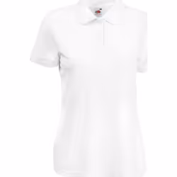 Fruit of the Loom - Polo - Femme (Blanc)