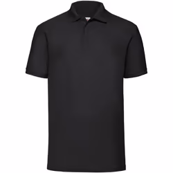 Polo à manches courtes Fruit Of The Loom pour homme (Noir)