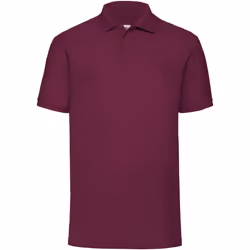 Polo à manches courtes Fruit Of The Loom pour homme (Bordeaux)
