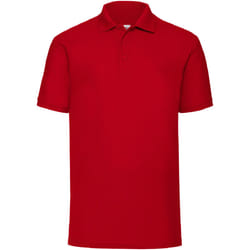 Polo à manches courtes Fruit Of The Loom pour homme (Rouge)