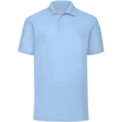 Polo à manches courtes Fruit Of The Loom pour homme (Bleu ciel)