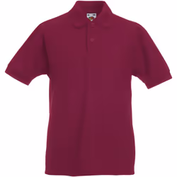 Fruit of the Loom - Polo - Enfant (Bordeaux)