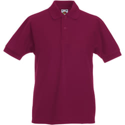 Fruit of the Loom - Polo - Enfant (Bordeaux)