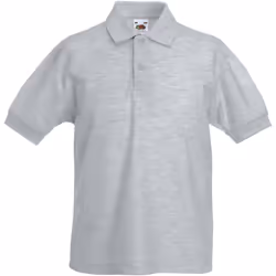 Fruit of the Loom - Polo - Enfant (Gris clair chiné)