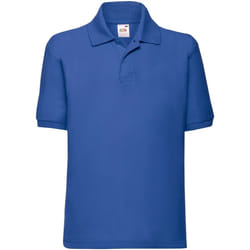 Fruit of the Loom - Polo - Enfant (Bleu roi)