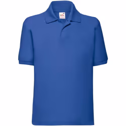 Fruit of the Loom - Polo - Enfant (Bleu roi)