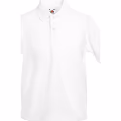 Fruit of the Loom - Polo - Enfant (Blanc)
