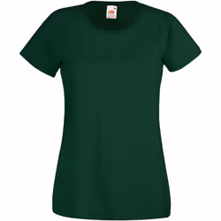 Fruit Of The Loom - T-shirt manches courtes - Femme (Vert bouteille)
