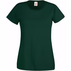 Fruit Of The Loom - T-shirt manches courtes - Femme (Vert bouteille)