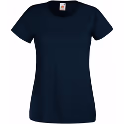 Fruit Of The Loom - T-shirt manches courtes - Femme (Bleu marine foncé)