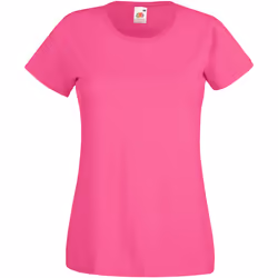 Fruit Of The Loom - T-shirt manches courtes - Femme (Fuchsia)