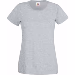Fruit Of The Loom - T-shirt manches courtes - Femme (Gris chiné)
