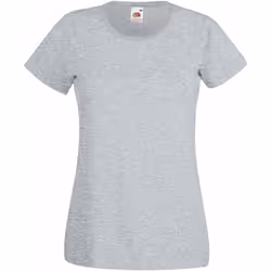 Fruit Of The Loom - T-shirt manches courtes - Femme (Gris chiné)