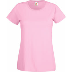 Fruit Of The Loom - T-shirt manches courtes - Femme (Rose clair)