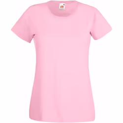 Fruit Of The Loom - T-shirt manches courtes - Femme (Rose clair)