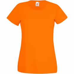 Fruit Of The Loom - T-shirt manches courtes - Femme (Orange)