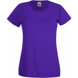 Fruit Of The Loom - T-shirt manches courtes - Femme (Violet)