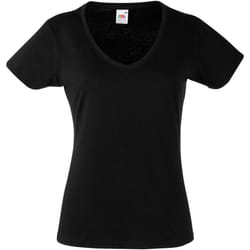 Fruit of the Loom - T-shirt VALUEWEIGHT - Femme (Noir)