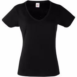 Fruit of the Loom - T-shirt VALUEWEIGHT - Femme (Noir)