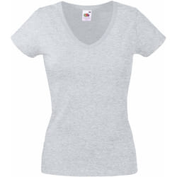 Fruit of the Loom - T-shirt VALUEWEIGHT - Femme (Gris chiné)