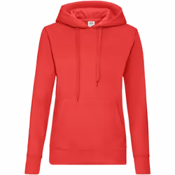Fruit Of The Loom - Sweat à capuche - Femme (Rouge)