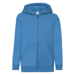 Fruit Of The Loom - Veste à capuche - Unisexe (Bleu azur)