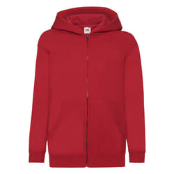 Fruit Of The Loom - Veste à capuche - Unisexe (Rouge)