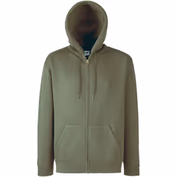 Fruit Of The Loom - Veste à capuche - Homme (Vert kaki)