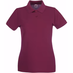 Fruit of the Loom - Polo PREMIUM - Femme (Bordeaux)
