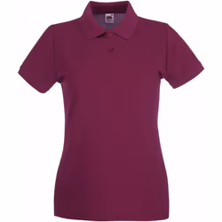 Fruit of the Loom - Polo PREMIUM - Femme (Bordeaux)