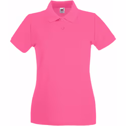 Fruit of the Loom - Polo PREMIUM - Femme (Fuchsia)