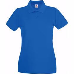 Fruit of the Loom - Polo PREMIUM - Femme (Bleu roi)