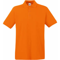 Fruit Of The Loom - Polo manches courtes - Homme (Orange)