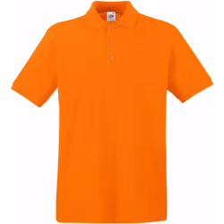 Fruit Of The Loom - Polo manches courtes - Homme (Orange)