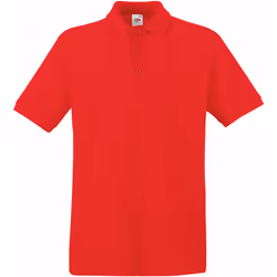Fruit Of The Loom - Polo manches courtes - Homme (Rouge)