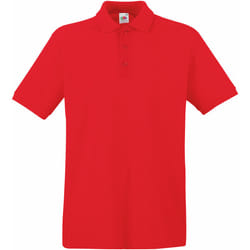 Fruit Of The Loom - Polo manches courtes - Homme (Rouge)