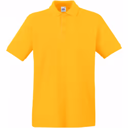 Fruit Of The Loom - Polo manches courtes - Homme (Jaune)