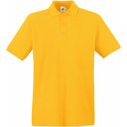 Fruit Of The Loom - Polo manches courtes - Homme (Jaune)