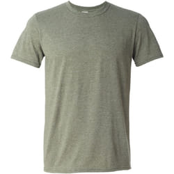 Gildan - T-shirt manches courtes - Homme (Vert kaki chiné)