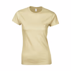 Gildan - T-shirt à manches courtes - Femmes (Beige)