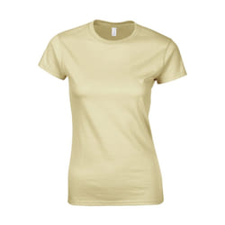 Gildan - T-shirt à manches courtes - Femmes (Beige)