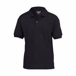 Gildan DryBlend - Polo - Enfant unisexe (Noir)