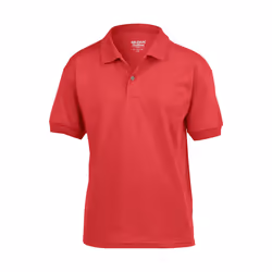 Gildan DryBlend - Polo - Enfant unisexe (Rouge)