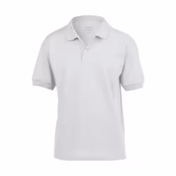 Gildan DryBlend - Polo - Enfant unisexe (Blanc)