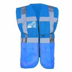Yoko - Gilet de sécurité - Unisexe (Bleu roi)