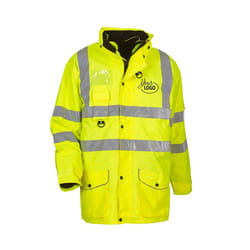 Yoko - Veste multifonction haute visibilité imperméable - Unisexe (Jaune haute visibilité)