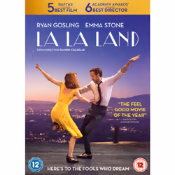 Elevation Sales La La Land, Film, DVD, Musical, 2D, 128 min, Ryan Gosling