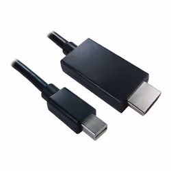 Spire HDMINIDP-HDMI-1M, 1 m, DisplayPort, HDMI, Mâle, Mâle, Droit