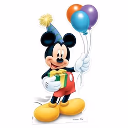 Figurine en carton taille réelle Mickey Anniver…